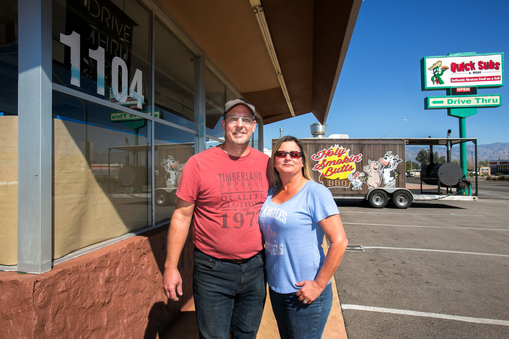 Curt and Marisa Lewis of Holy Smokin' Butts